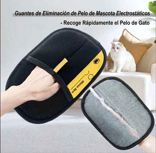 Guante Mágico Quita-Pelos para Gatos 🧤